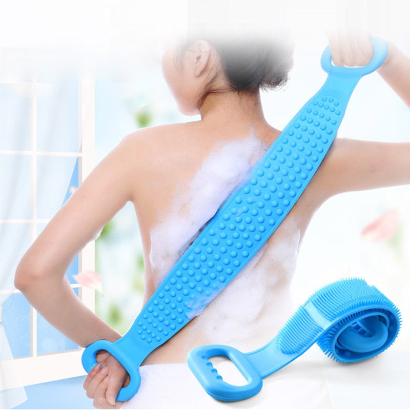 Magic Silicone Bath Brush Back Belt